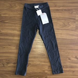Zara Houndstooth leggings (dark grey)